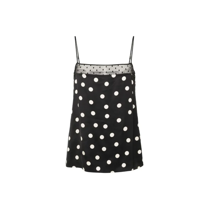 Stella McCartney Layered Polka Dot Print Top-0