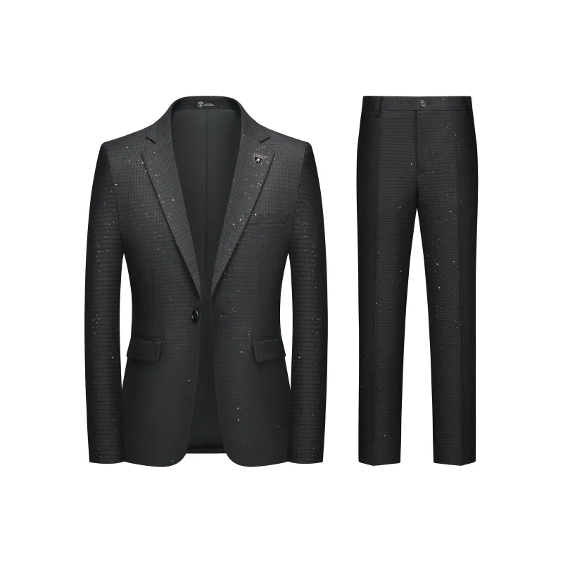 Automobili Lamborghini Business Suits Men's Black-0