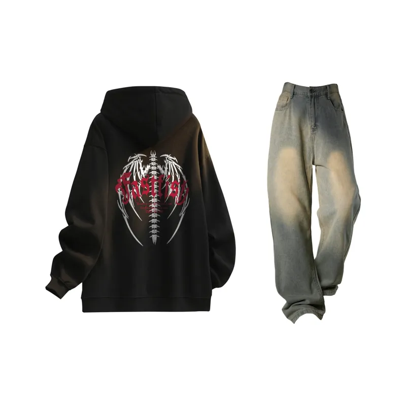 FASTFISH Sweatshirt Sets Unisex-2