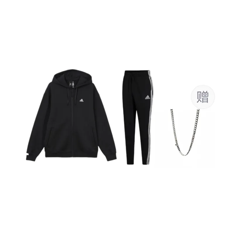 Adidas M 3s Sj To Pt Sweatshirt Set Unisex Black-0
