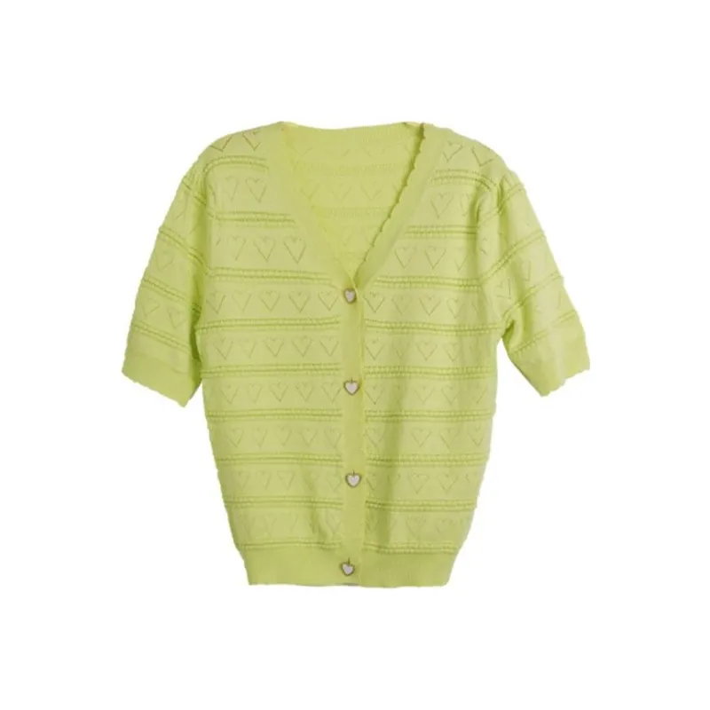 Olrain Knitwear Women's Light Green-0