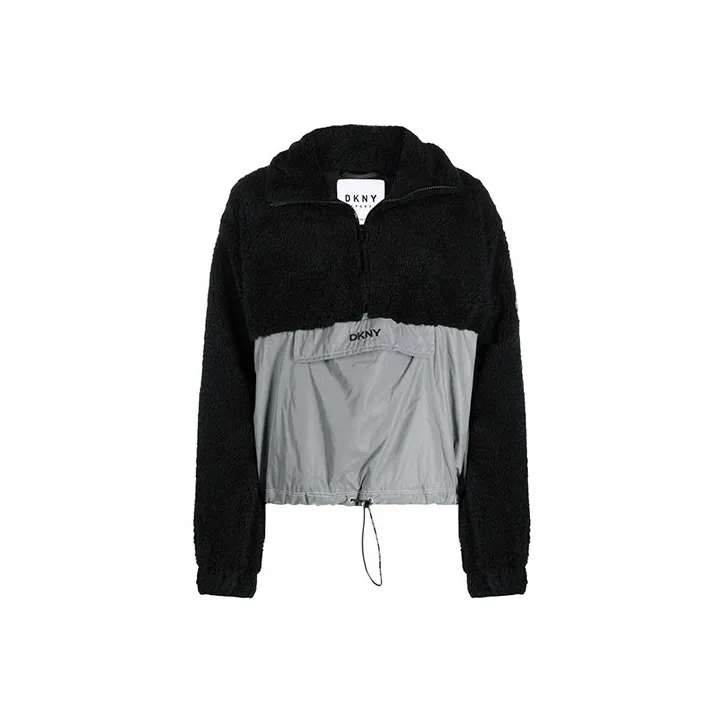 DKNY FW21 Fitted Jacket Women's Black Gray-0