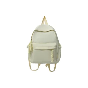 Single Warehouse Composite Cloth Backpack Women's Ecru/Pink/Yellow/Green/Black