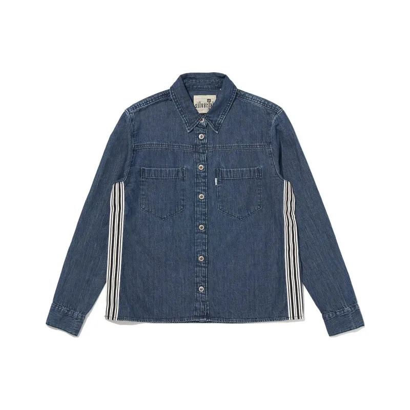 Levis SilverTab Series Shirts Women's Blue-0