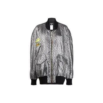 BALMAIN Jackets Women's Silver