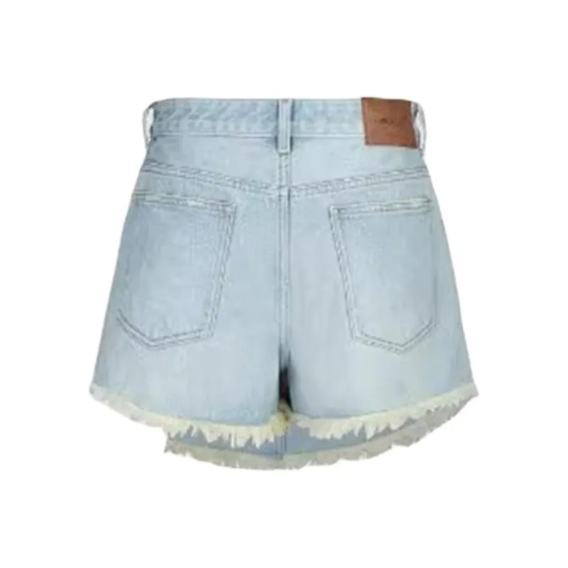 URBAN REVIVO Denim Shorts Women's Blue-1