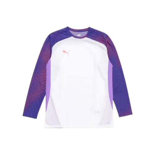PUMA DRYCELLIndividual SS25 Soccer Jersey Men's White Purple