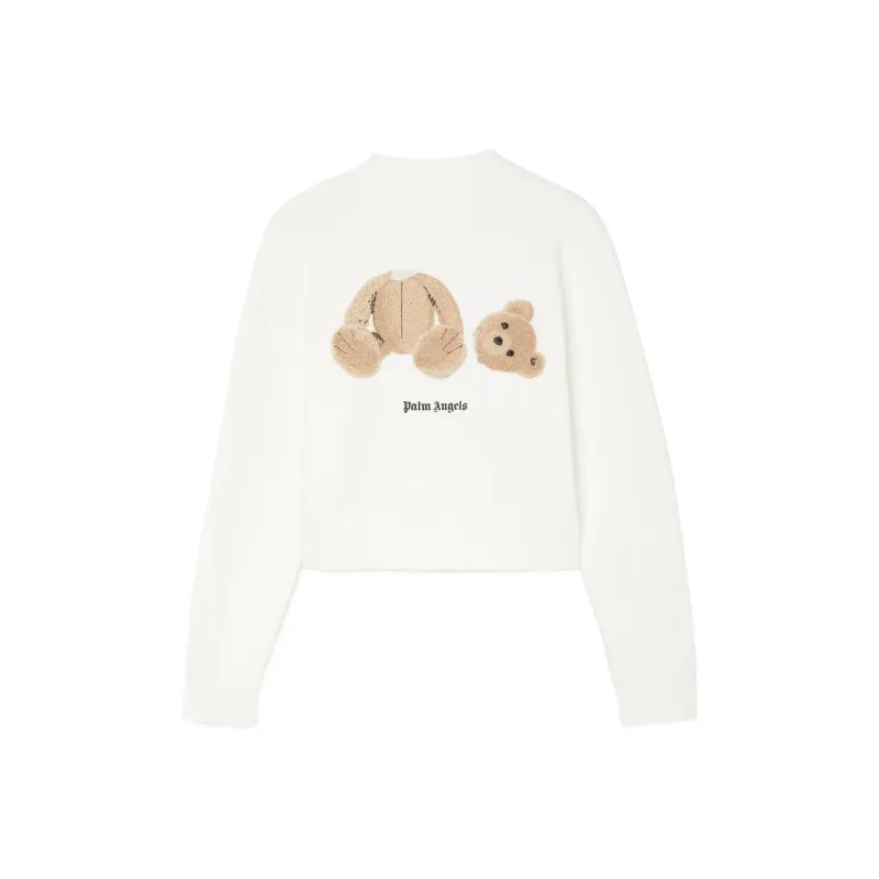 PALM ANGELS Teddy Bear-print Sweatshirt-0