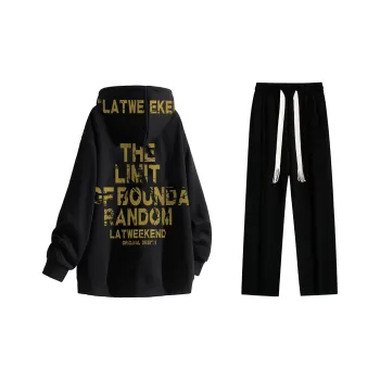 LA'T.WEEKEND Sweatshirt Set Unisex