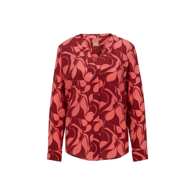 Boss Abstract Short Shirt Dress-0