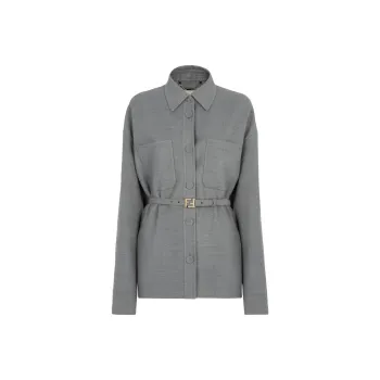 FENDI Jackets Coats Women's Gray