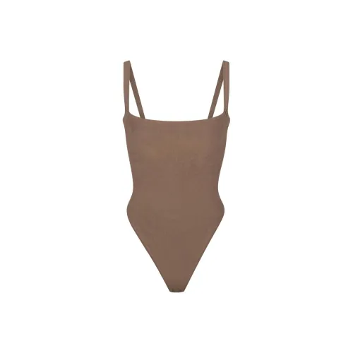 Skims Bodysuits Women's Brown