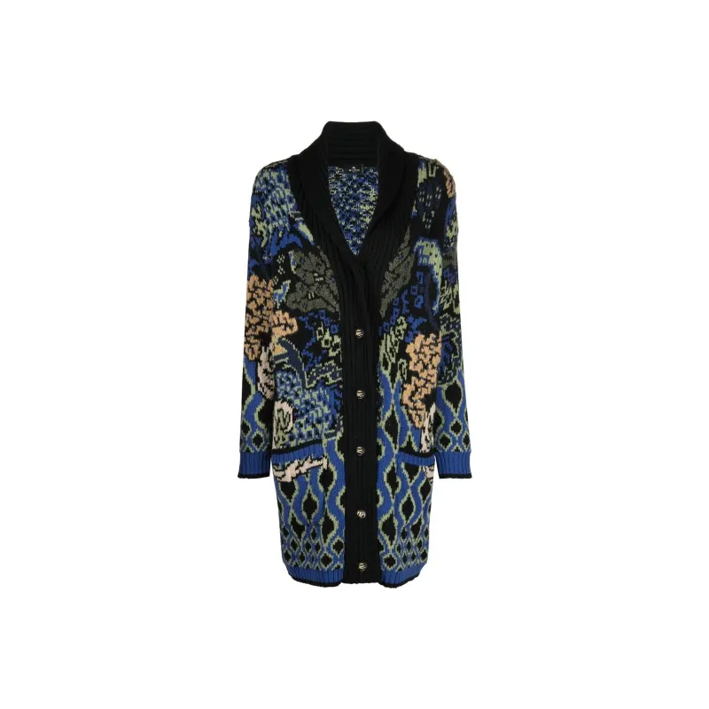 ETRO Pattern embroidered Cardigan-0