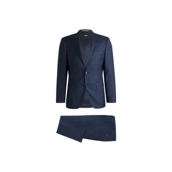 HUGO BOSS Check pattern Single breasted Suit