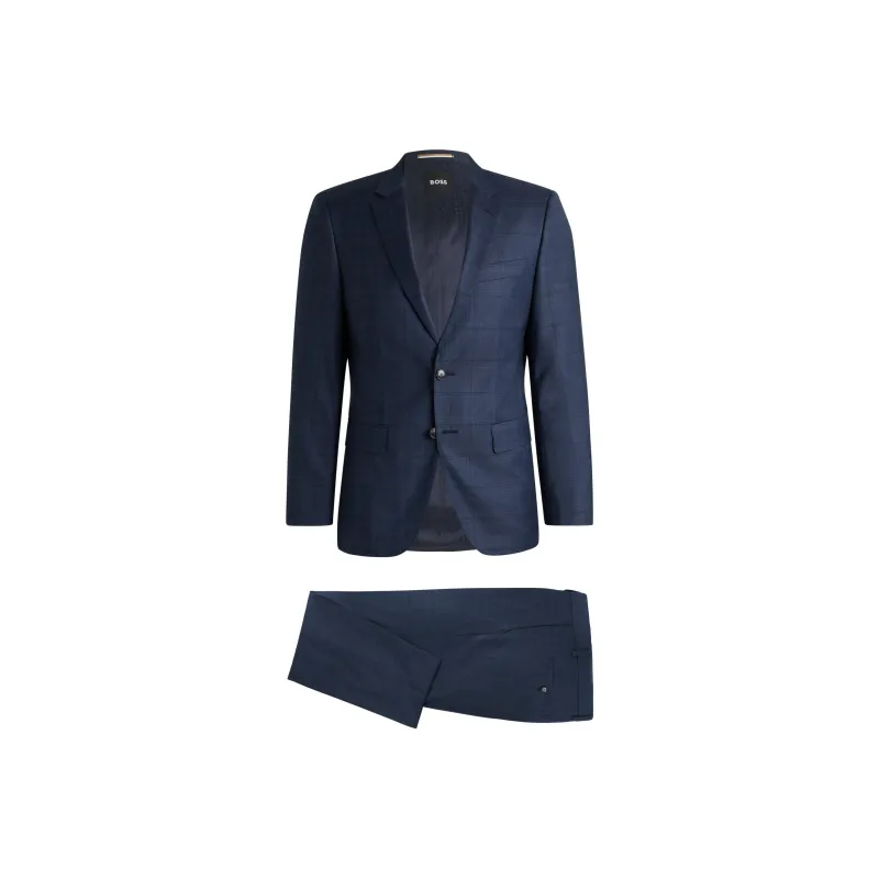 HUGO BOSS Check pattern Single breasted Suit-0