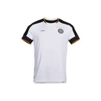 DECATHLON KIPSTA FF500 Soccer Jerseys Men's Snow/Black