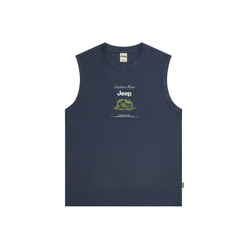 Jeep Pasture Horse Lifestyle Tank Top Unisex-2