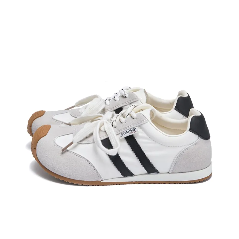 La Chapelle Wear resistant And Lightweight Low Top Casual Shoes Women's Beige Gray-2