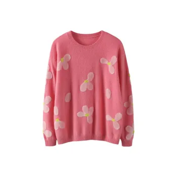 MAIGRE SIMHAT Cashmere Sweater Women's Light Rose Red