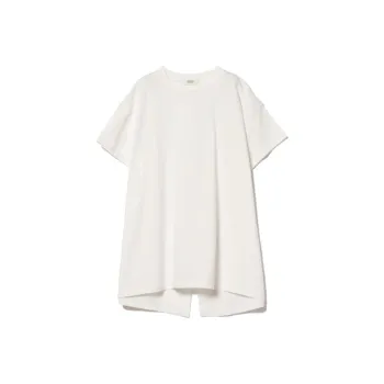 Beams T Shirts Women's Gray White