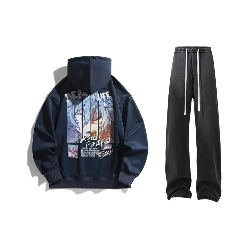 FASTFISH x SHENGSIJUELIANMINGKUAN Sweatshirt Set Unisex-8