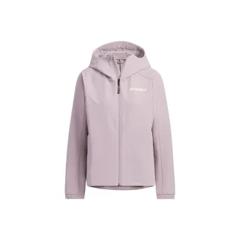 Adidas Wind.Rdy Softshell Brushed Jacket Jackets Coats Women's Lotus