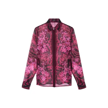 VERSACE Shirts Women's Fuchsia Flower