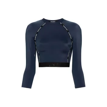BALMAIN Swim Cropped Top