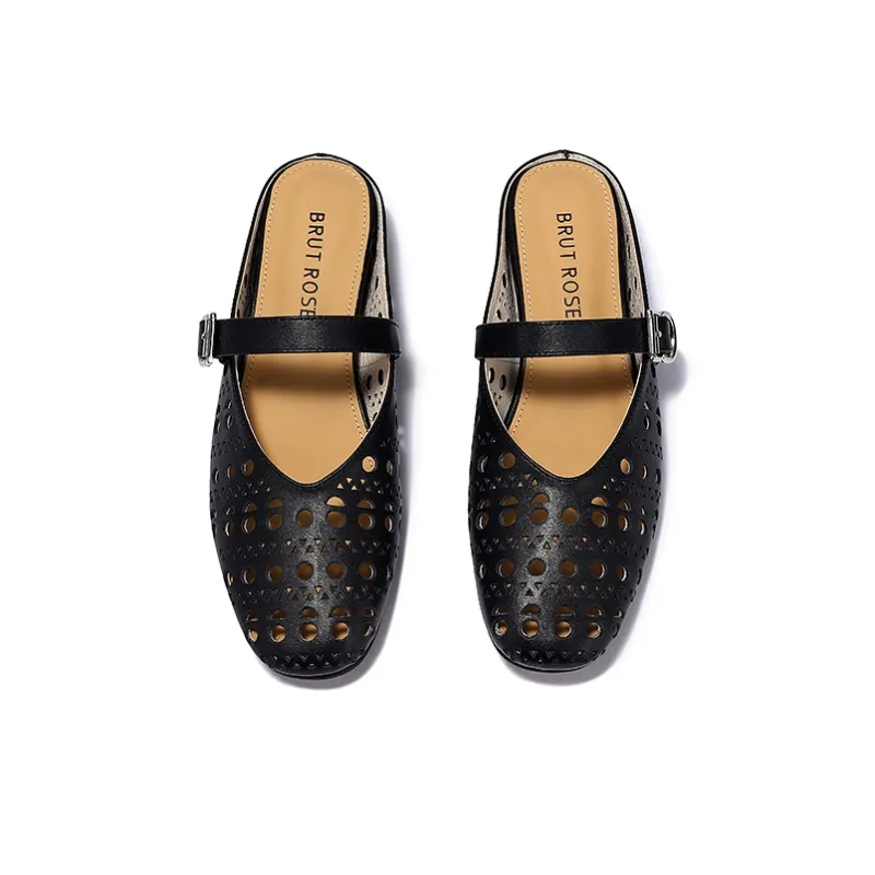 Brut Ros′e Rubber Sole Odor Resistant Closed Toe Slippers Women's-9