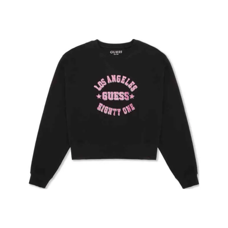 GUESS Sweatshirt Women's Graphite Black-0