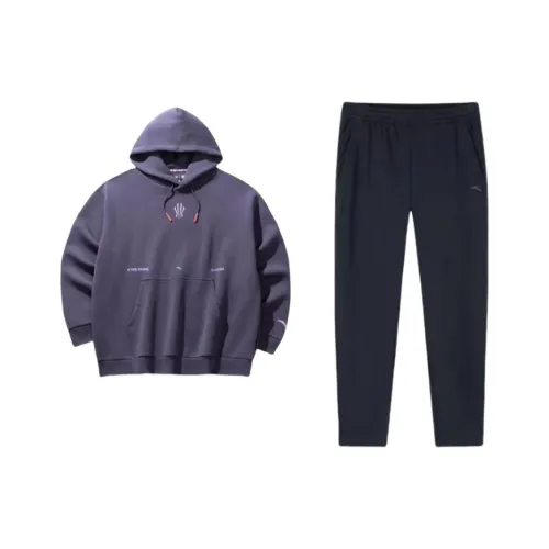 Anta Basketball Collection Sweatshirt Set Men's