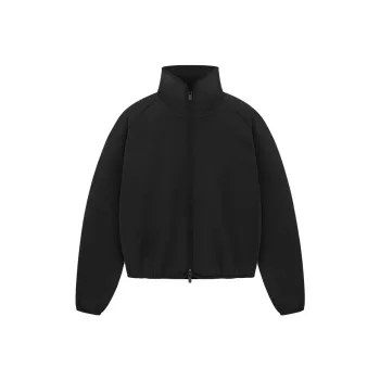 Fear Of God Athletics Women's Suede Fleece Track Jacket Black