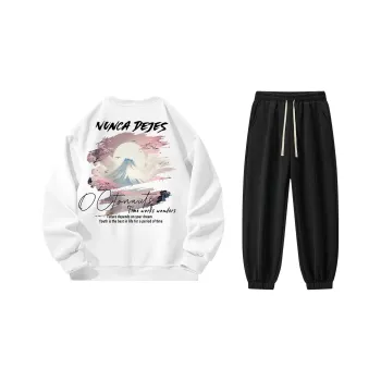 Small Columns Under The Sea Sweatshirt Set Unisex
