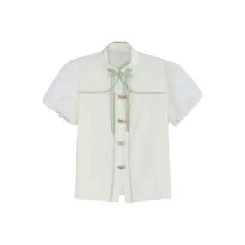 SNBL Chiffon Shirts Women's White