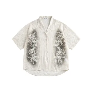 DOH STORE Shirt Unisex Smoke Dye White