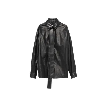 ELIE SAAB Faux leather Shirt