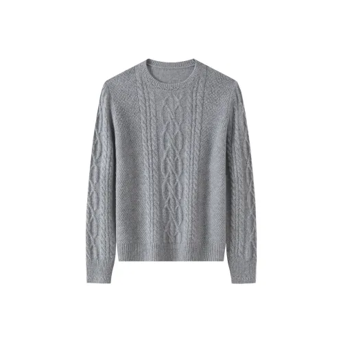 H-YXIANG Cashmere Sweaters Stone Women's