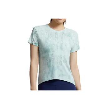 Lululemon Train To Be Regular T-Shirt Women's Cloud Wash Rainforest Green