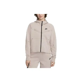 Nike Sportswear Women's Tech Fleece Full Zip Hoodie Diffused Taupe/Black