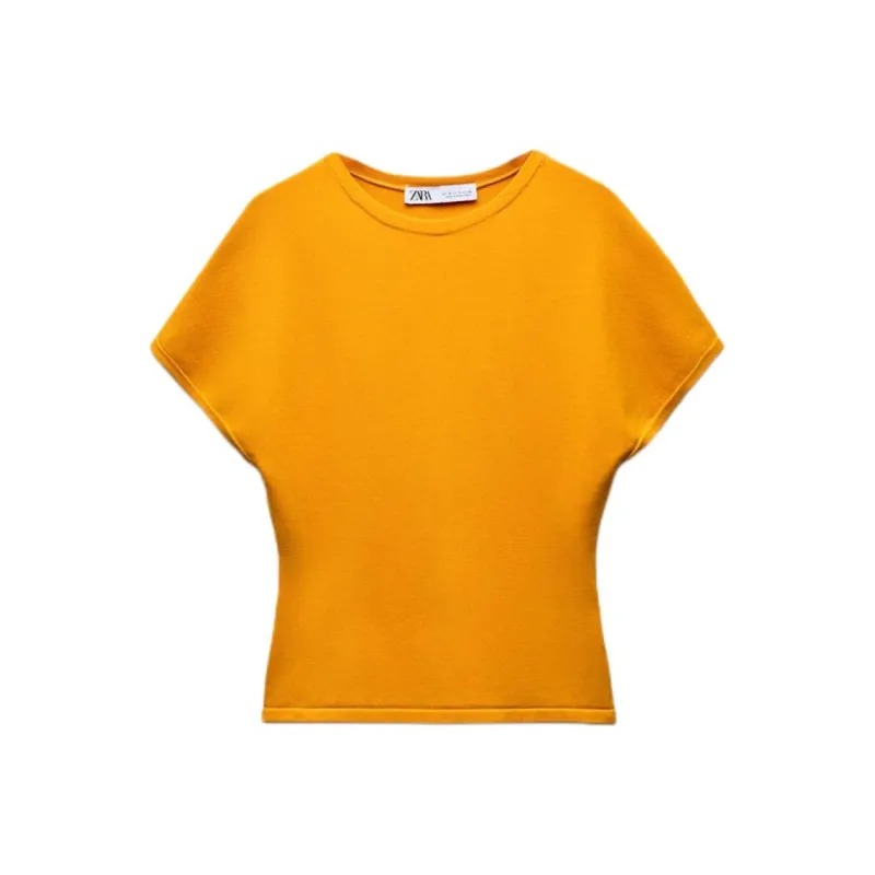 ZARA T-Shirt Women's Stripe/orange-0