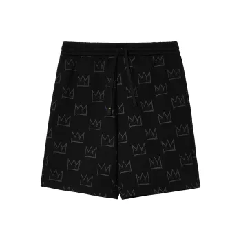 JACK JONES· x Jean Michel Basquiat Casual Shorts Men's E40 Black
