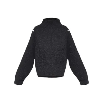 ROSESTUDIOBYGUOPEI Cashmere Sweater Women's Dark Gray