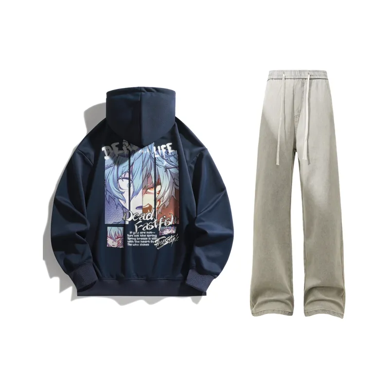 FASTFISH x SHENGSIJUELIANMINGKUAN Sweatshirt Set Unisex-6