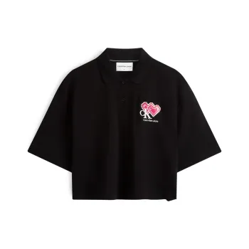 Calvin Klein Polo Shirts Women's Space Black