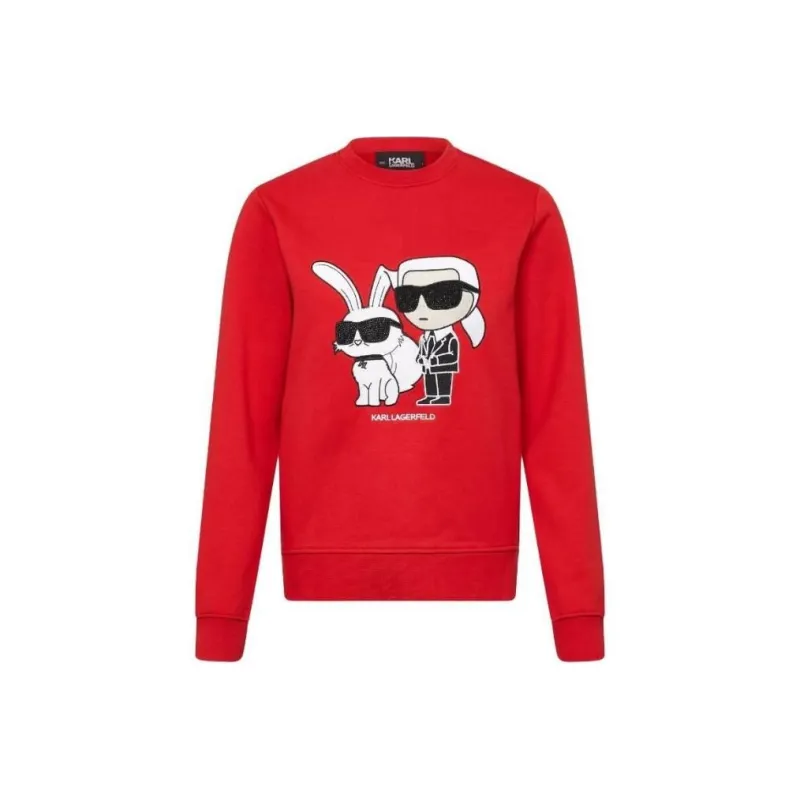 KARL LAGERFELD / Karl Lagerfeld Jeans Karl Ikonic Karl & Choupette Sweatshirt-0