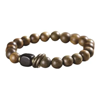 Zhiyi Green Sandalwood Bracelets Unisex