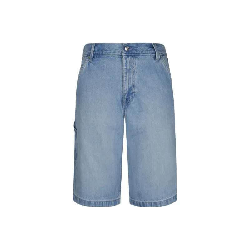 CALVIN KLEIN Denim Shorts Men's X6H Denim Light Blue-0