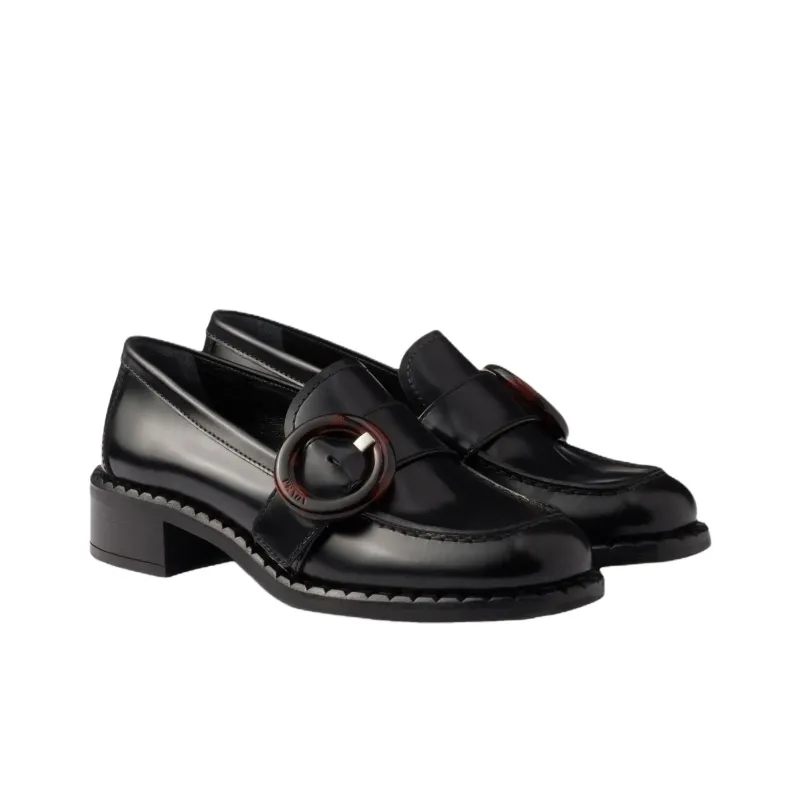 PRADA Loafers Women's Black-2