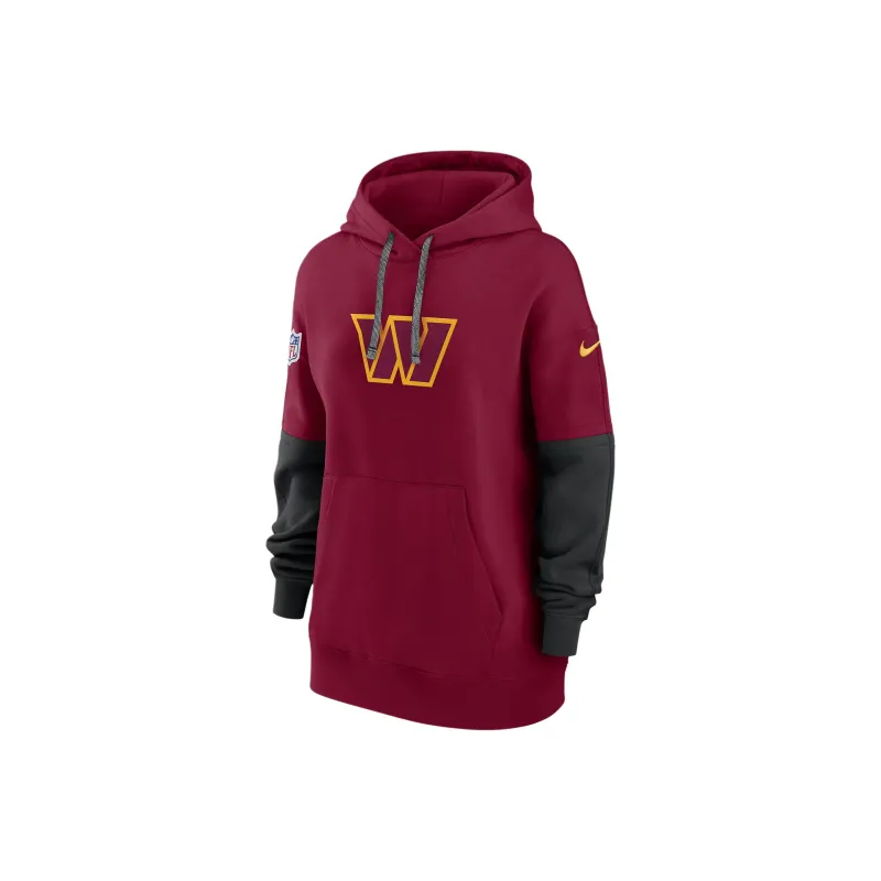 Nike Washington Commanders Sideline Essential Women's Nike Nfl Pullover Hoodie-0