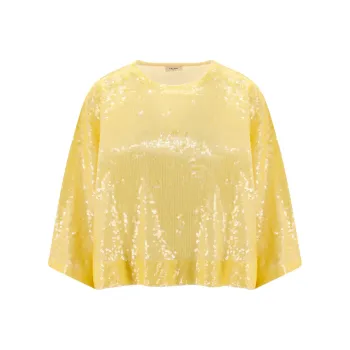CELINE T Shirts Women's Yellow